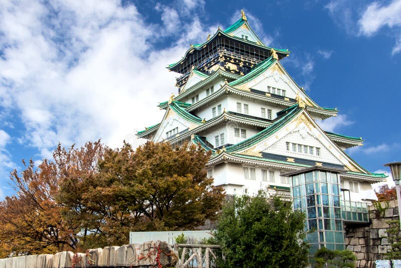Osaka Castle i Kansai, Japan royaltyfri foto Osaka Castle i Kansai, Japan royaltyfri foto