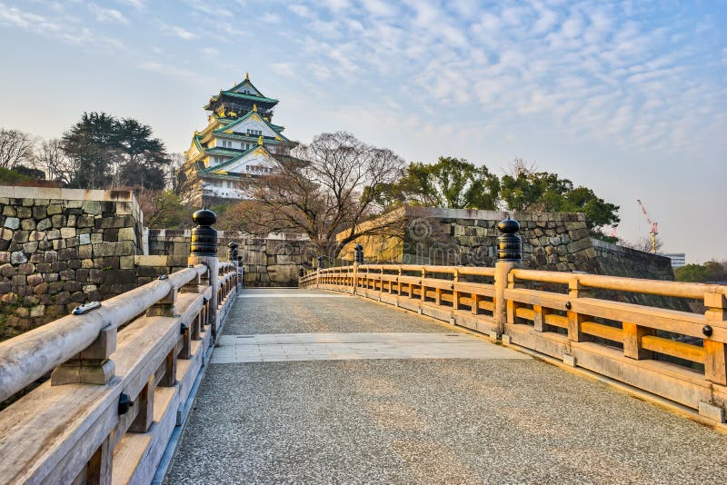 Osaka Castle-Markstein von Osaka in Japan lizenzfreie stockbilder Osaka Castle-Markstein von Osaka in Japan lizenzfreie stockbilder