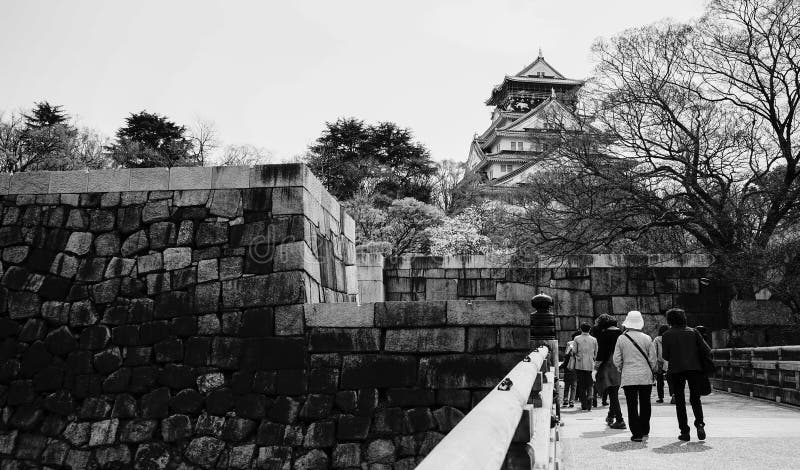 Osaka-jo Castle in Osaka, Japan Editorial Image - Image of kansai, fort ...