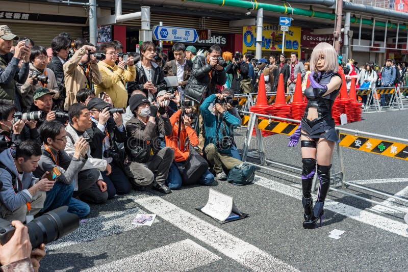 Nipponbashi Street Festa Cosplay Festival in Osaka, Japan Editorial
