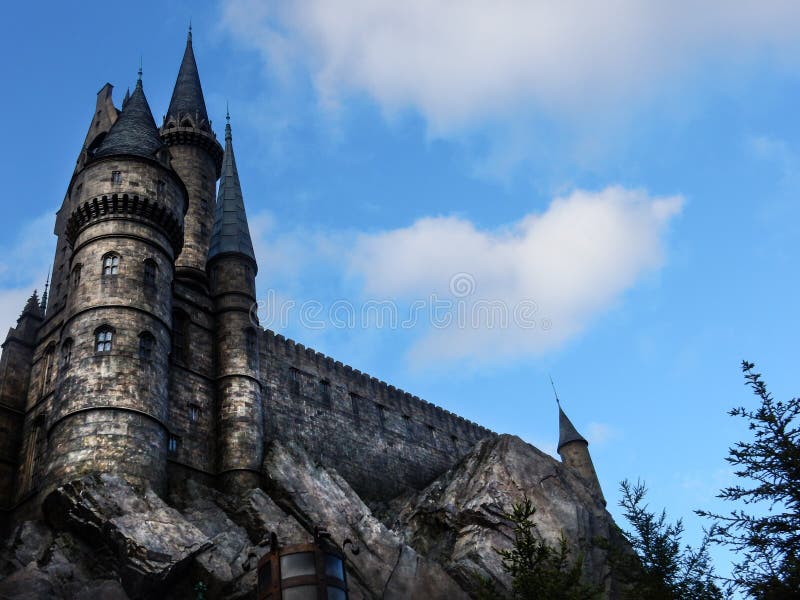 OSAKA, JAPAN- November 24: harry potter castle on November 24, 2 royalty free stock photos OSAKA, JAPAN- November 24: harry potter castle on November 24, 2 royalty free stock photos