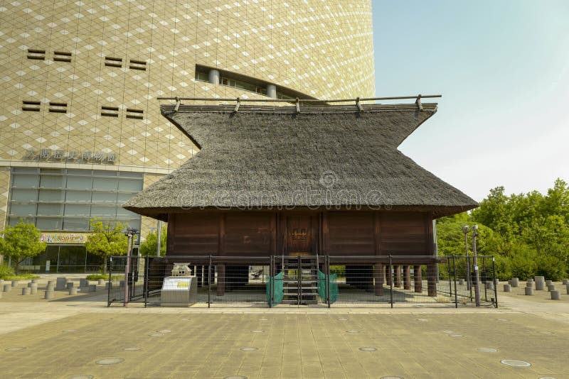 Osaka Museum van Geschiedenis Osaka is een aangewezen stad in het Kansai gebied van Japan En Osaka zal Expo 2025 ontvangen stock afbeelding Osaka Museum van Geschiedenis Osaka is een aangewezen stad in het Kansai gebied van Japan En Osaka zal Expo 2025 ontvangen stock afbeelding