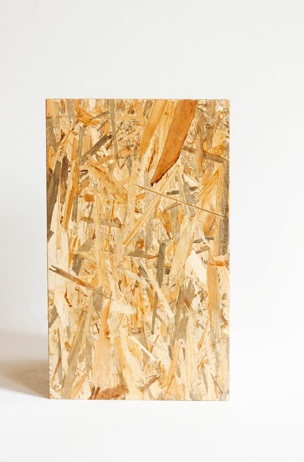 OSB Oriented strand board texture. Wooden decorations.