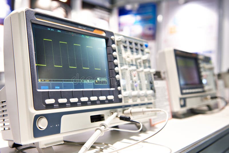 Oscilloscope in store stock photo. Image of research 156787418