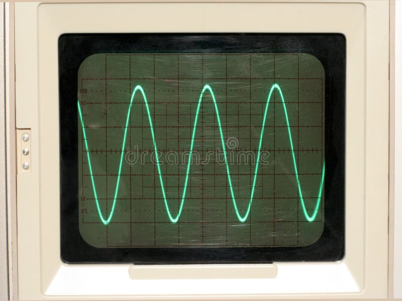 Oscilloscope Trace royalty free stock images