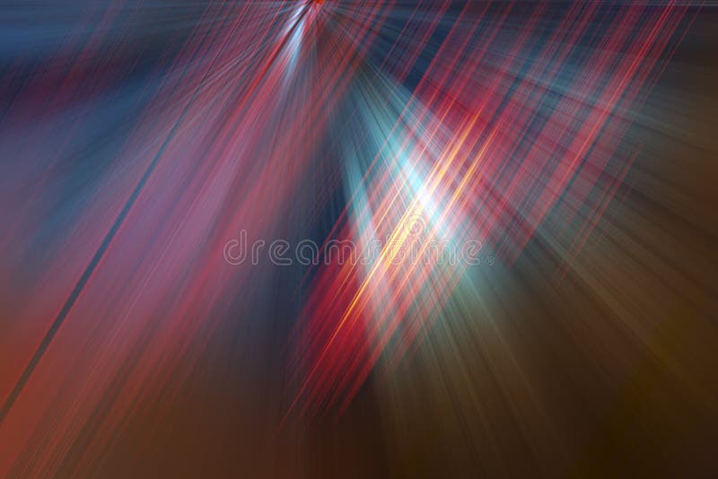 Oskarpa ljusa strålar för abstrakt bakgrund