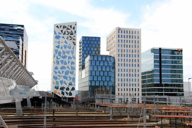 Oslo, Norway, modern architecture royalty free stock image