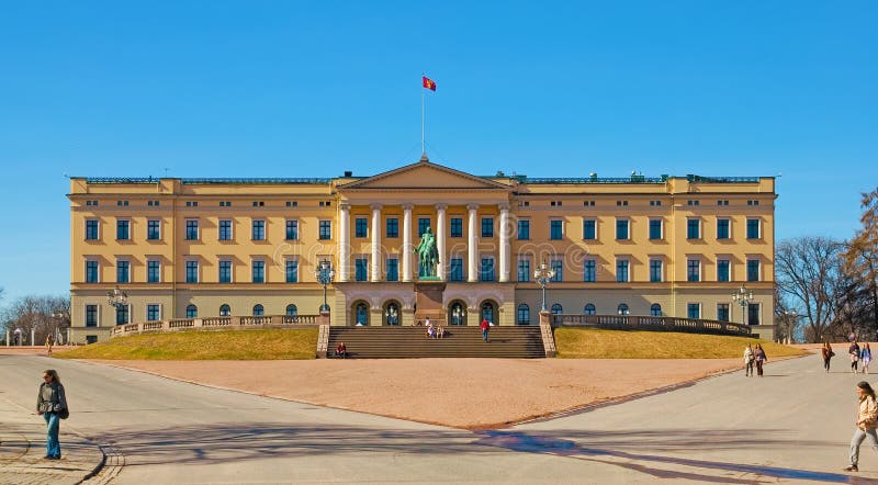 Oslo norway Royal Palace photographie stock Oslo norway Royal Palace photographie stock