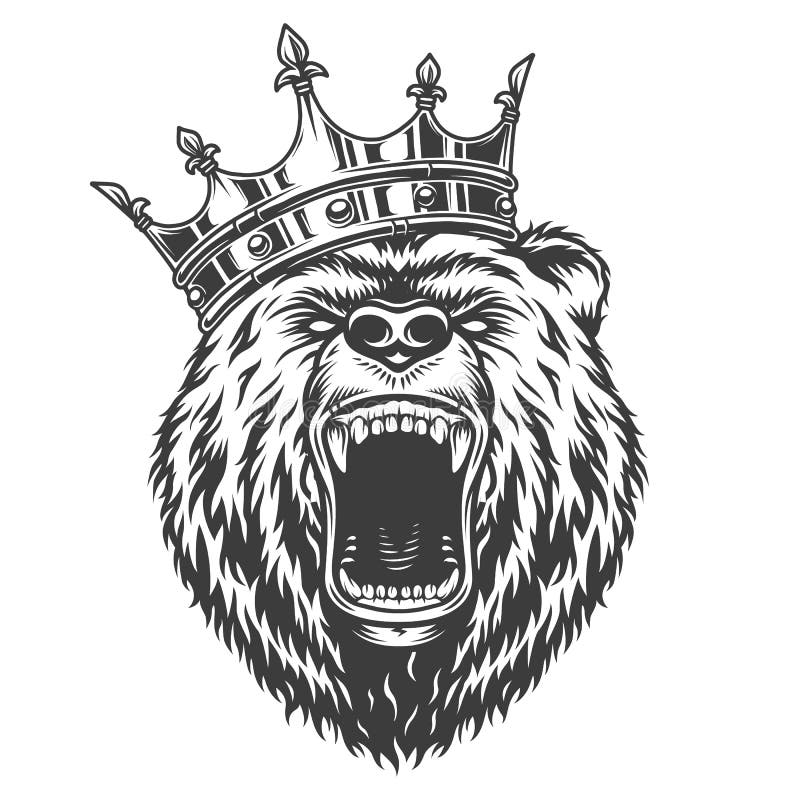 Oso del estilo del logotipo del vintage libre illustration Oso del estilo del logotipo del vintage libre illustration