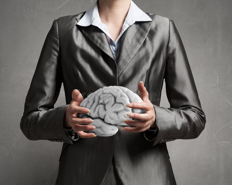 Osoba wielki umysł zdjęcie stock