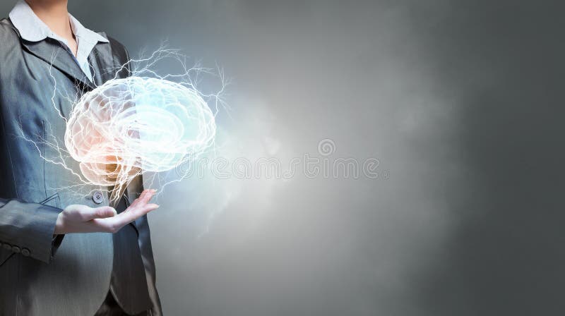 Osoba o wielkim umyśle fotografia stock