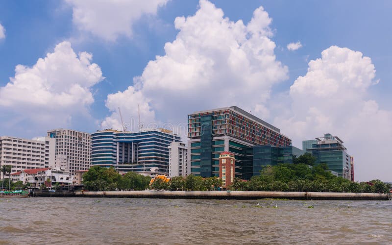 Ospedale di Siriraj È il più vecchio e più grande ospedale a Bangkok, Tailandia fotografia stock