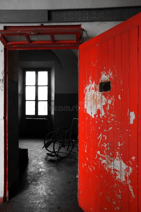 The interior of an ex insane asylum in italy. The interior of an ex insane asylum in italy