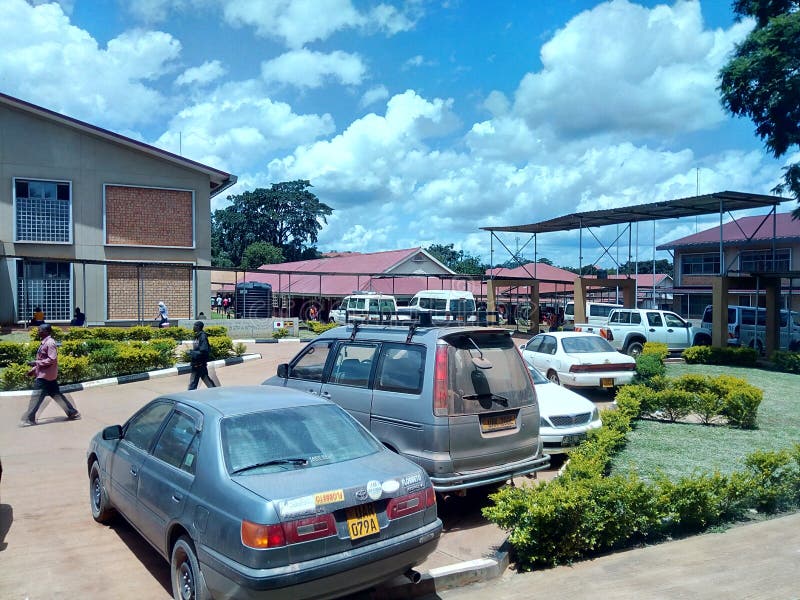 Ospedale regionale di rinvio di Hoima, Uganda fotografia stock libera da diritti Ospedale regionale di rinvio di Hoima, Uganda fotografia stock libera da diritti