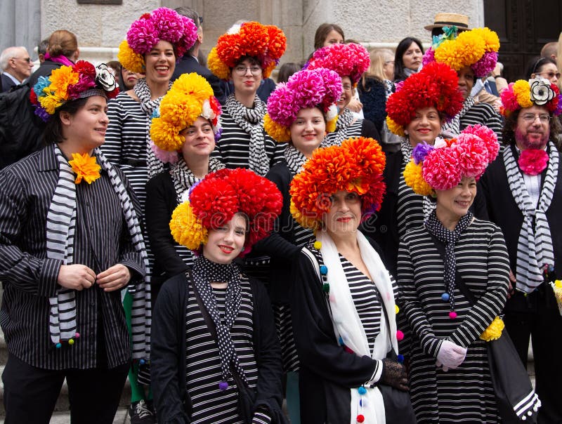 Ostern-Parade und Mützen-Festival in New York City am 21. April 2019 lizenzfreie stockfotografie Ostern-Parade und Mützen-Festival in New York City am 21. April 2019 lizenzfreie stockfotografie