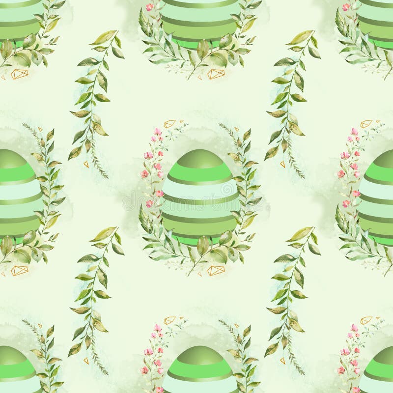 Osternahtloses Muster mit farbigen Eiern. Hintergrund mit bemalten mehrfarbigen Eiern Symbol für Ostern. Federzeichen. Federschablone für das Verpacken von Stoffpapier und Design.