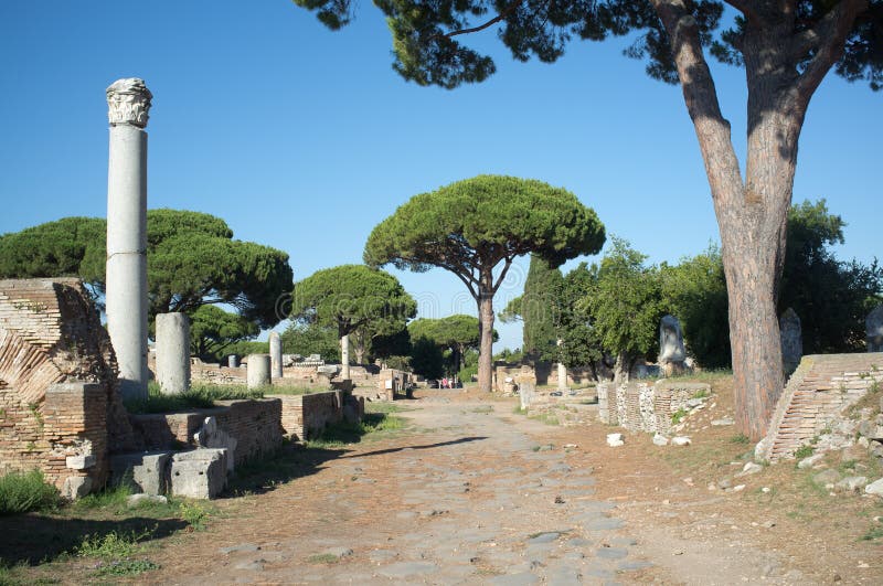 Ostia Antica a Roma fotografia stock libera da diritti Ostia Antica a Roma fotografia stock libera da diritti