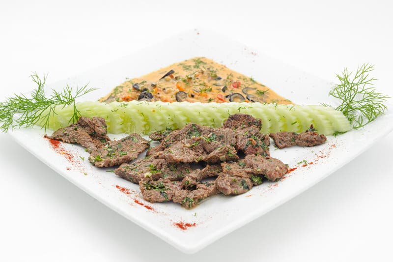 Ostrich Stew with Vegetable Sauce Stock Photo Image of historical