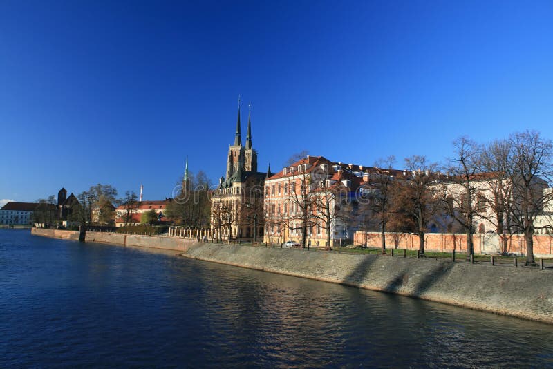 Ostrow tumski, wroclaw, poland