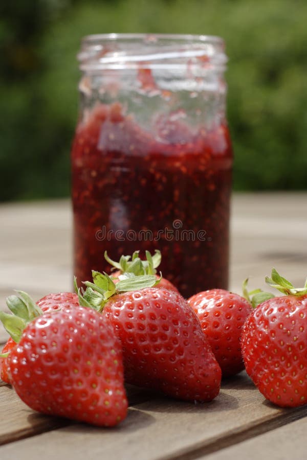 Ostruzione di fragola immagini stock libere da diritti Ostruzione di fragola immagini stock libere da diritti