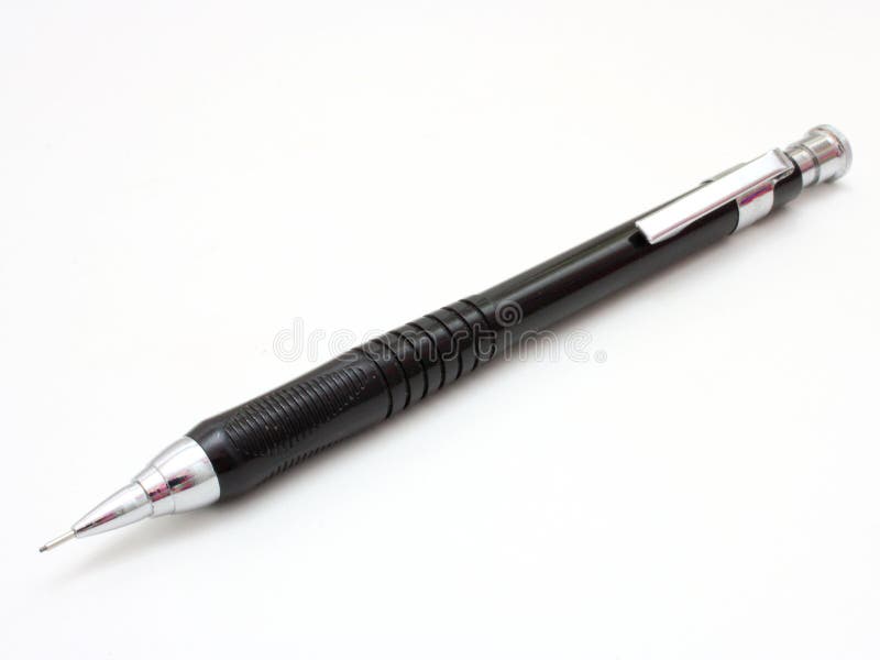 Ostry czarny machinalny ołówek