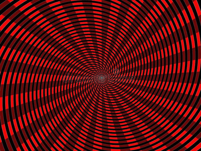 Black and red, funky twirl rays background. Black and red, funky twirl rays background