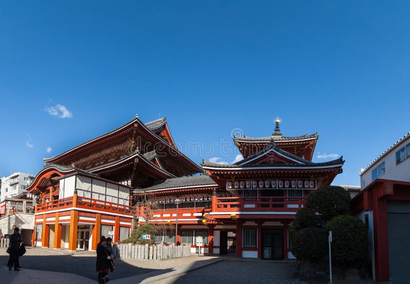 Osu Kanon寺庙是普遍的佛教寺庙在名古屋中部图库摄影片 图片包括有日语 地标 吸引力