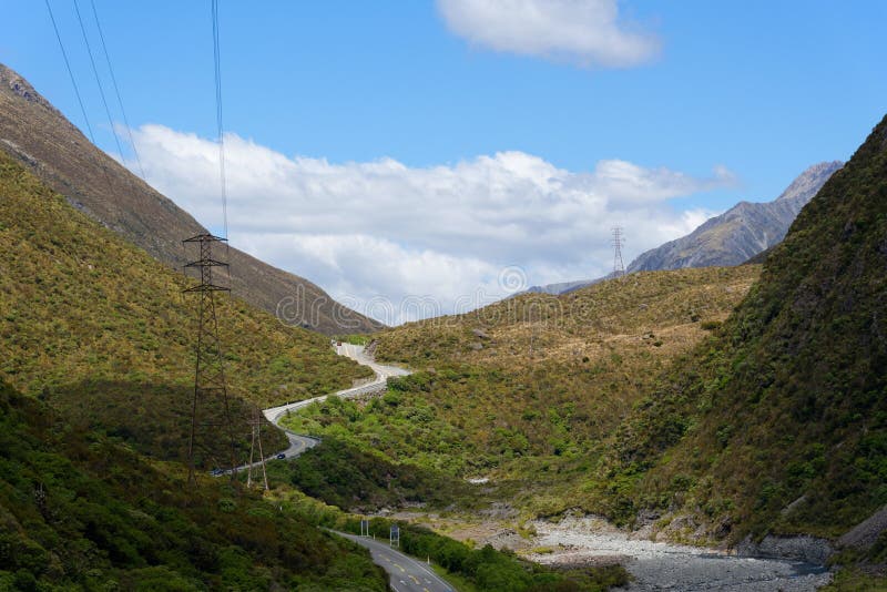 Otira Gorge along the Great Alpine Highway