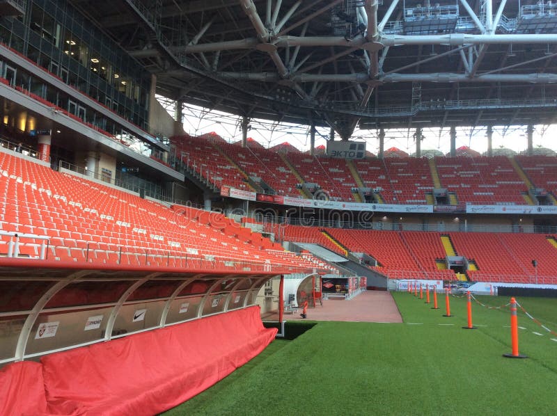 Spartak Stadium (Otkritie Arena) in Moscow – Stock Editorial Photo