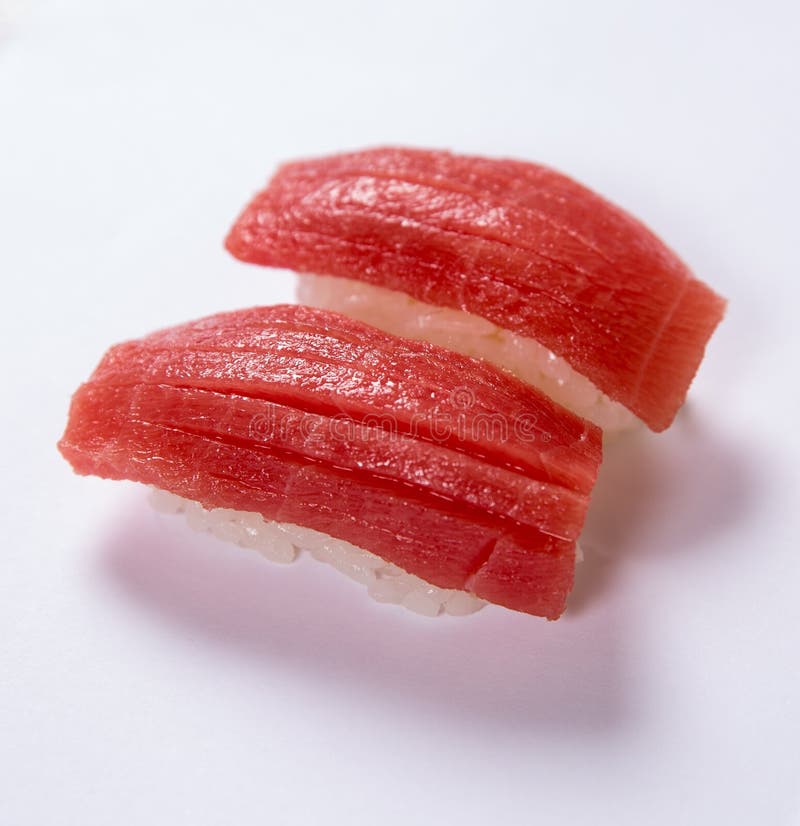 Otoro (Vettige Tuna Belly) Sushi Stock Afbeelding Image of bamboe, aziatisch 68087635