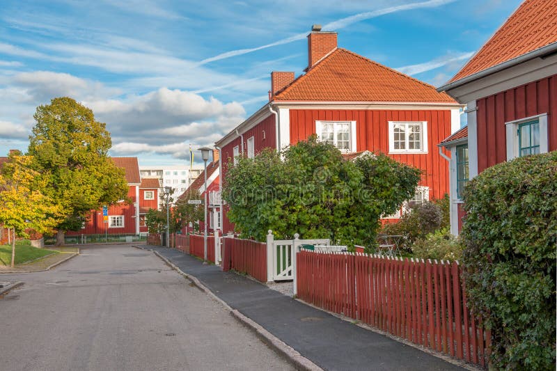 Otoño en Norrkoping, Suecia foto de archivo libre de regalías