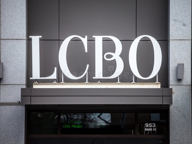 LCBO logo on their main shop for Ottawa center.