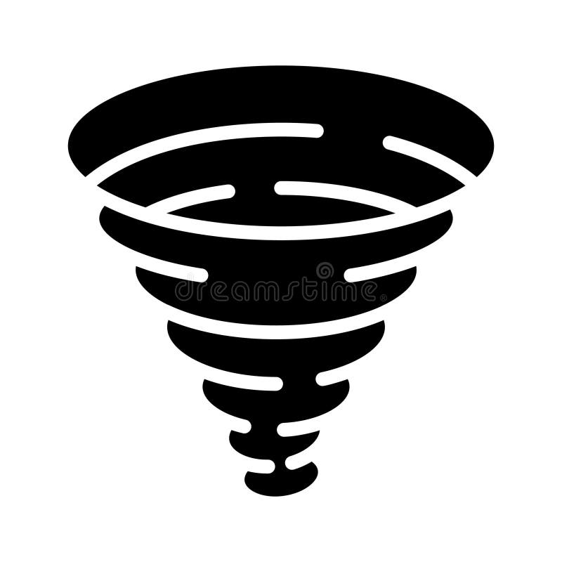 Ottieni questa fantastica icona di tornado in stile moderno illustrazione vettoriale