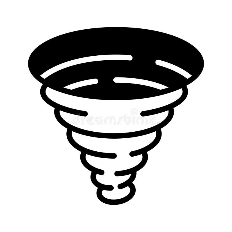 Ottieni questa fantastica icona di tornado in stile moderno illustrazione vettoriale