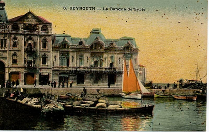 Ottoman Bank Beirut Branch, 1920 Picture. Image 222329042