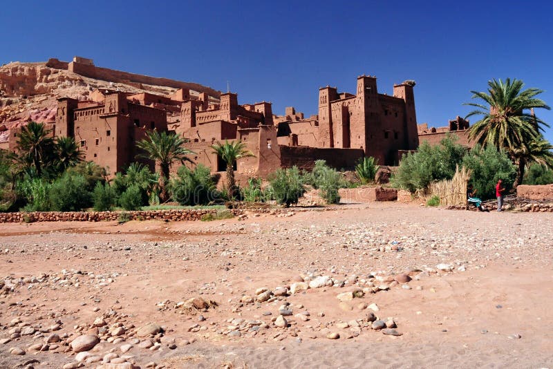 Ouarzazate in Marokko stock fotografie Ouarzazate in Marokko stock fotografie