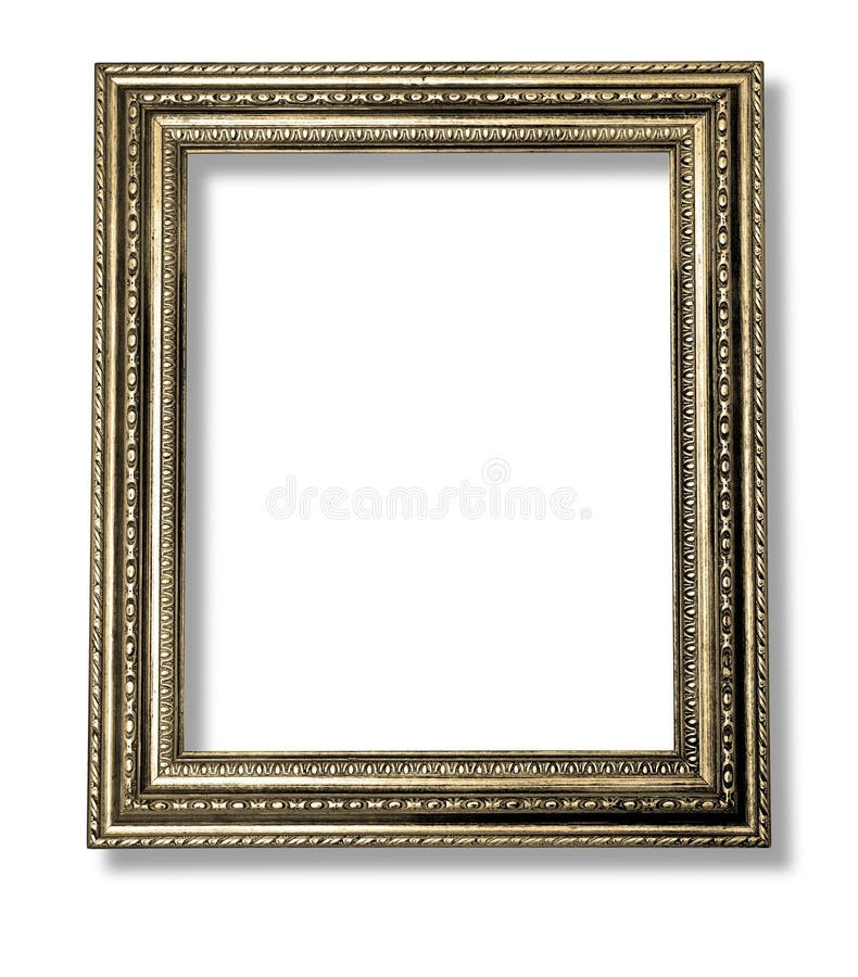 Oud antiek gouden frame stock foto's Oud antiek gouden frame stock foto's