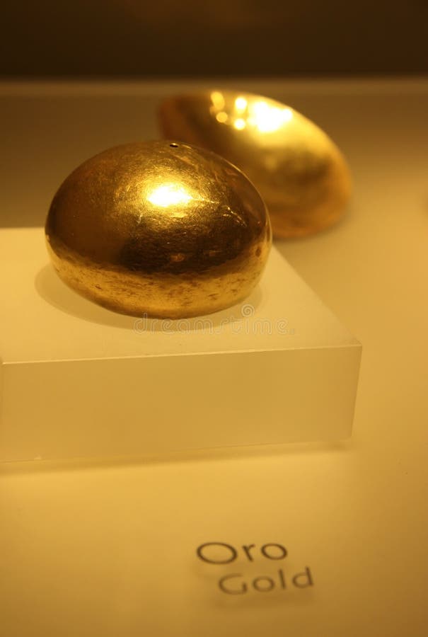 Oud Gouden Artefact stock afbeeldingen Oud Gouden Artefact stock afbeeldingen