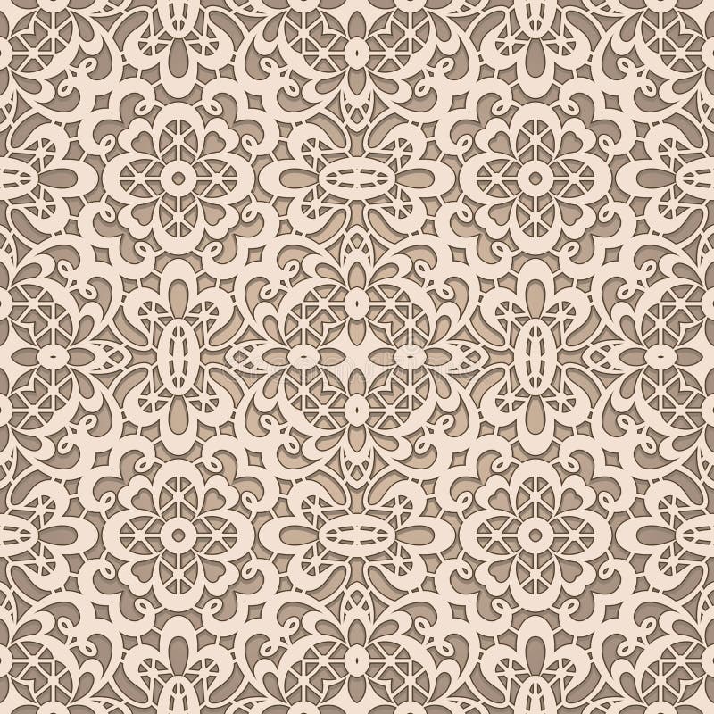 Oud kantpatroon vector illustratie Oud kantpatroon vector illustratie
