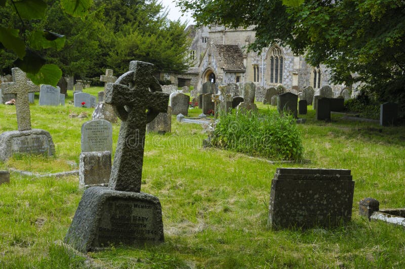 Old english graveyard, Avebury, England. Old english graveyard, Avebury, England