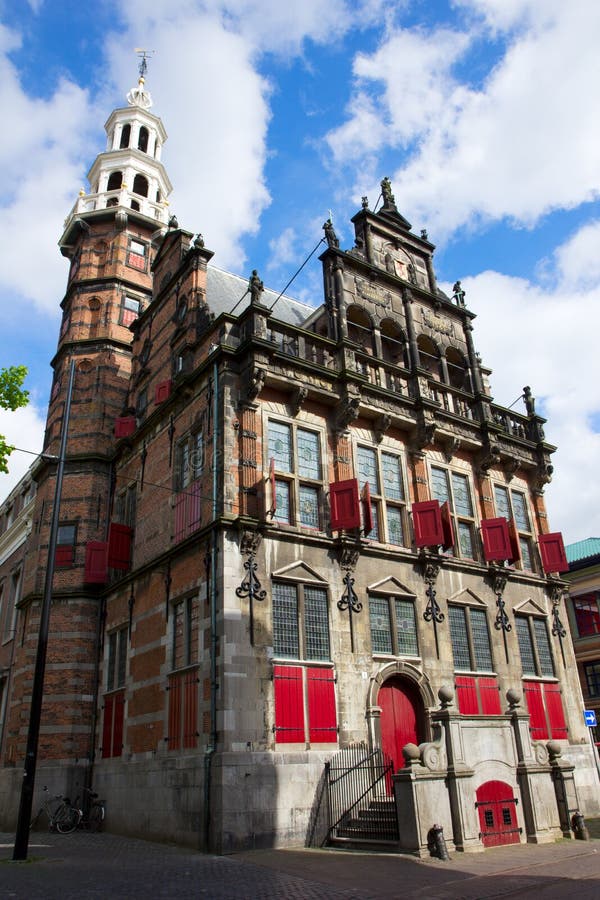 Oud Stadhuis, Den Haag, Holland Stock Foto Image of klok, blauw 36721112