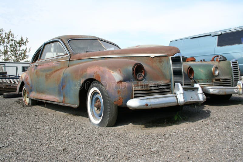 Oude Amerikaanse Auto Van De Jaren '40 Stock Foto - Image of