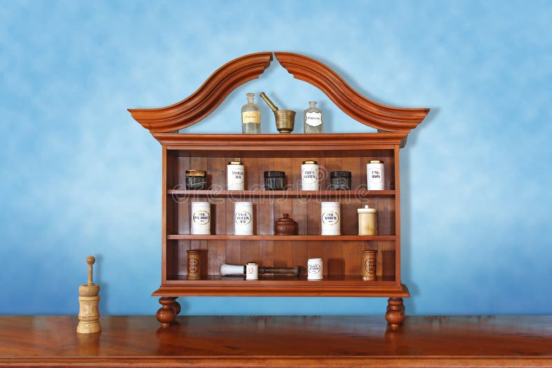 Oude apotheek royalty-vrije stock foto's Oude apotheek royalty-vrije stock foto's