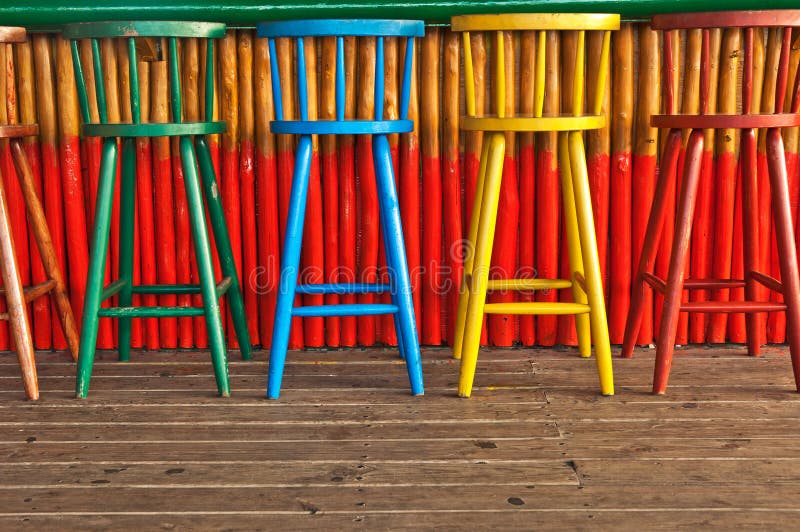 Oude Barkrukken royalty-vrije stock fotografie