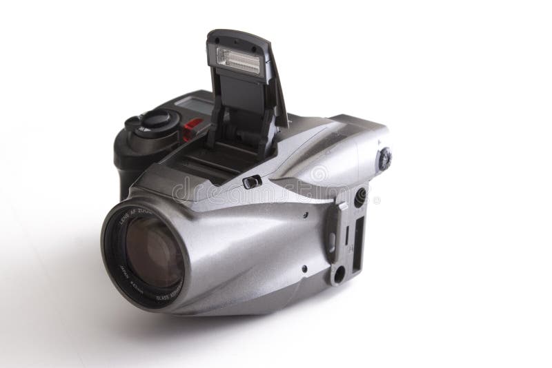 Oude digitale camera stock afbeelding