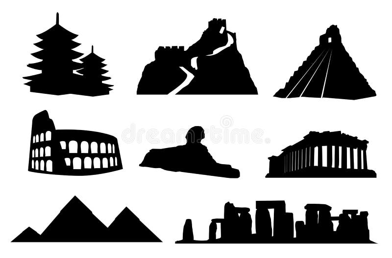 Oude geïsoleerdei wereldoriëntatiepunten royalty-vrije illustratie Oude geïsoleerdei wereldoriëntatiepunten royalty-vrije illustratie