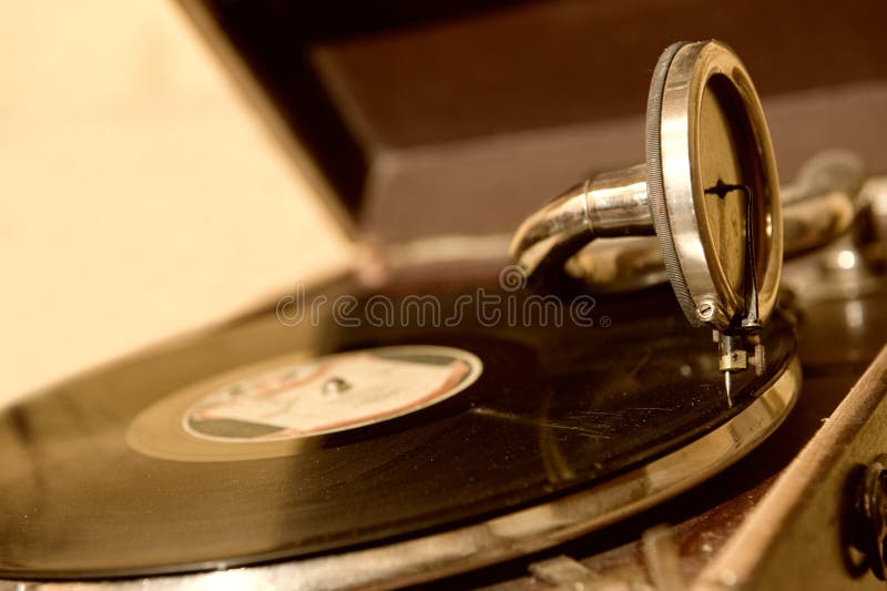 Oude grammofoon