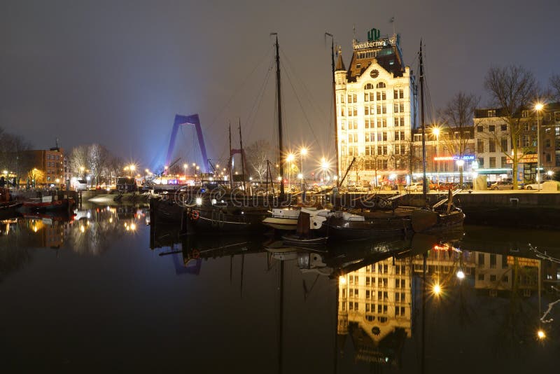 The Oude Haven In Rotterdam Editorial Photography - Image of buildings