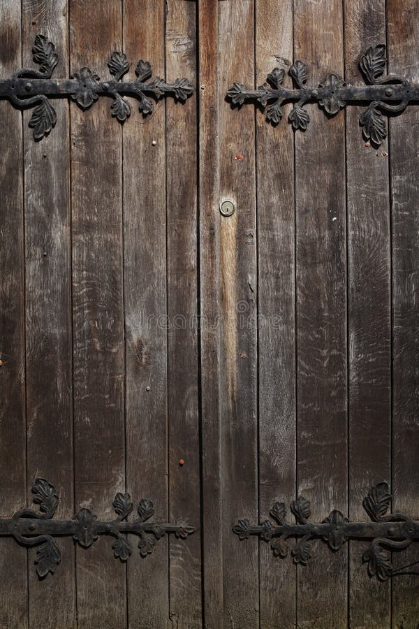 Old historic wooden decorated doors. Old historic wooden decorated doors
