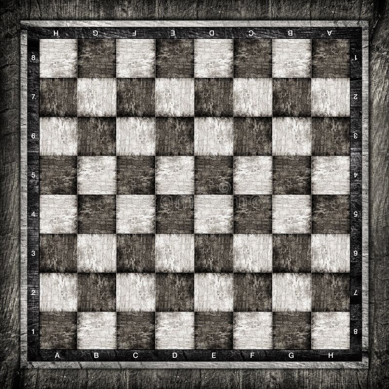 Oude houten schaakraad